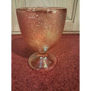 Vntg Imperial Carnival Glass Marigold Candy Dish NO LID